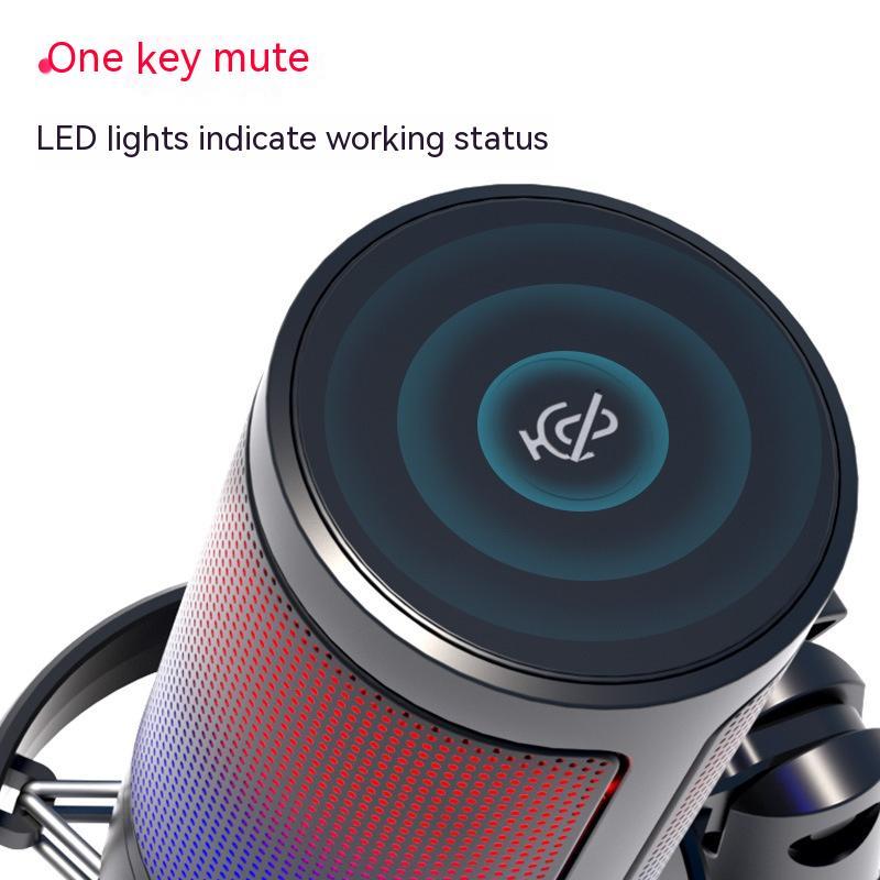 NumenX PulseMic RGB – USB Condenser Microphone for Creators