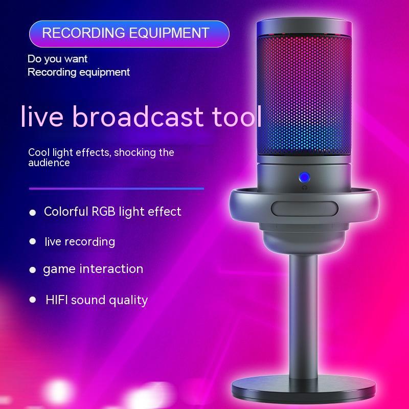 NumenX PulseMic RGB – USB Condenser Microphone for Creators